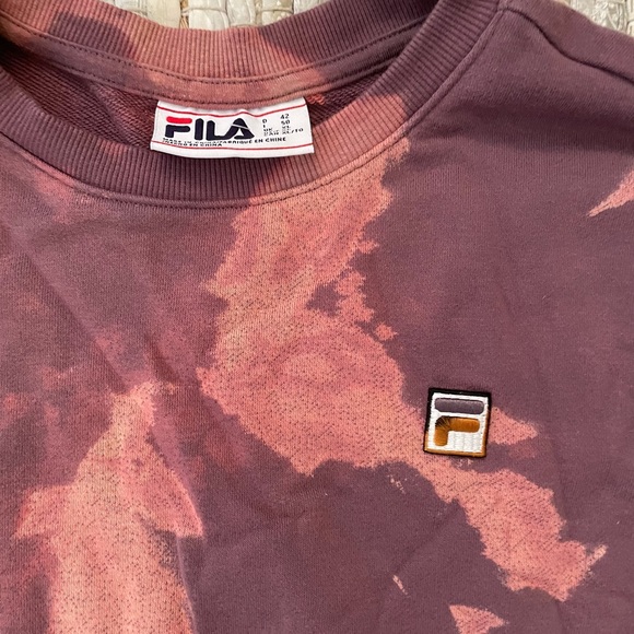 Vintage Fila Tie Dye Crewneck Sweatshirt - Picture 2 of 3